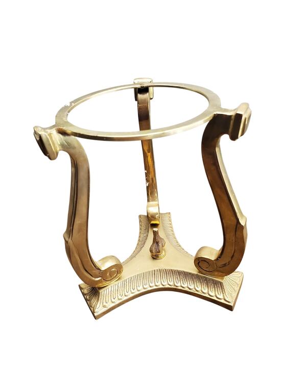 Unbranded Other - Vintage Brass Plant Stand / Candle Holder Adult's 7.5" Gold India Made MCM Decor